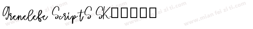 Grenelefe ScriptS SK字体转换